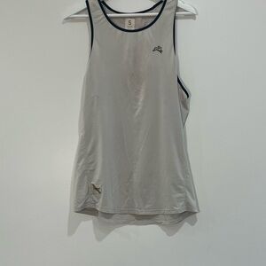 Tracksmith Gray Fitted Sleeveless Tank Top